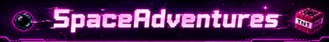 Баннер сервера Minecraft SpaceAdventures