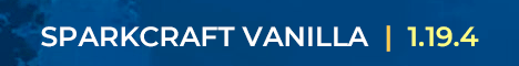 Баннер сервера Minecraft SparkCraft Vanilla
