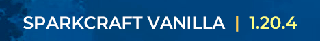 Баннер сервера Minecraft SparkCraft Vanilla