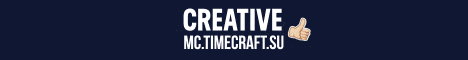 Баннер сервера Minecraft TimeCraft -
