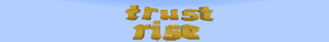Баннер сервера Minecraft Trust Rise