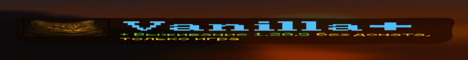 Баннер сервера Minecraft Vanilla