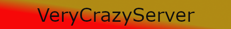 Баннер сервера Minecraft VeryCrazyServer