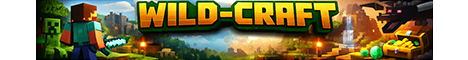 Баннер сервера Minecraft WILD-CRAFT