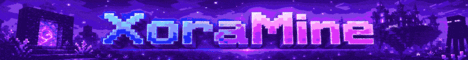Баннер сервера Minecraft XoraMine