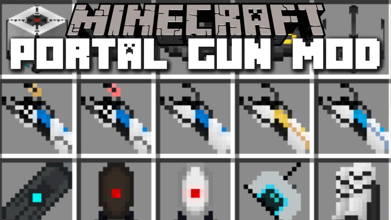 Скачать Portal Gun для Minecraft 1.7.10