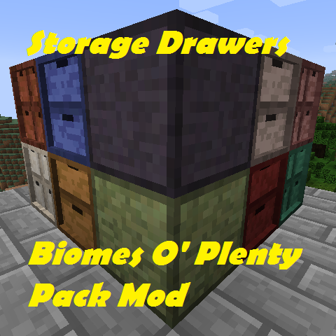 Storage Drawers: Biomes O' Plenty Pack скриншот 1