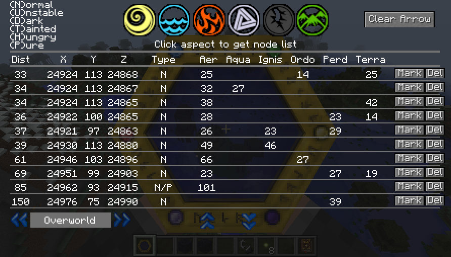 Thaumcraft Node Tracker скриншот 3