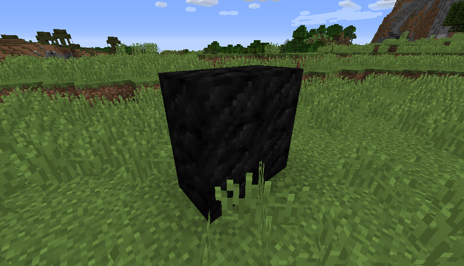 Блок угля в Майнкрафт