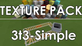Скачать 3t3 Texture Pack для Minecraft PE 1.1