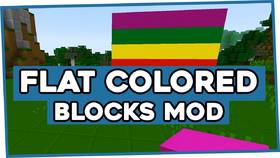 Скачать Flat Colored Blocks для Minecraft 1.12.2