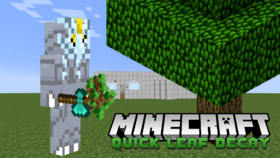 Скачать Quick Leaf Decay для Minecraft 1.12.2