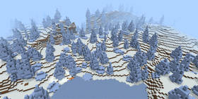 343145341: Деревня саванны в снежном биоме | Сид Minecraft PE