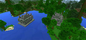 -2109943162: Два храма в джунглях возле спавна | Сид Minecraft PE