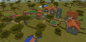 -2051699104: Зомби-деревня в саванне | Сид Minecraft PE