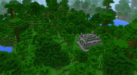 317572487: Древний храм в джунглях возле спавна | Сид Minecraft PE