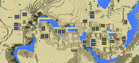 1277659: Тройная деревня в пустыне | Сид Minecraft PE