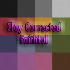 Скачать Clay Corrected Faithful для Minecraft 1.12