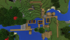 -855752033: Самая разрушенная деревня | Сид Minecraft PE