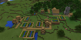-102839823: Небольшая странная деревня | Сид Minecraft PE