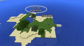 -1588309647: Подводная крепость возле спавна | Сид Minecraft PE