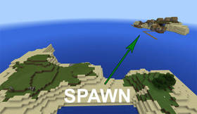 769542525: Небольшой остров с деревней | Сид Minecraft PE