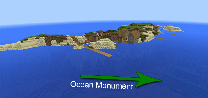 -1828973848: Деревня на острове и подводная крепость скриншот 2