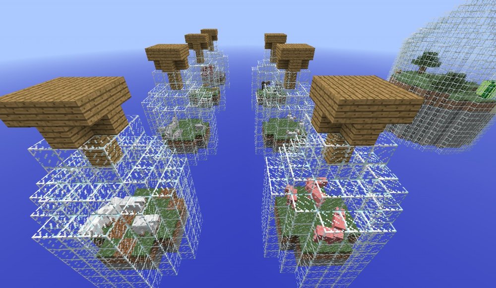 Скачать карту мир в бутылке для Minecraft бесплатно