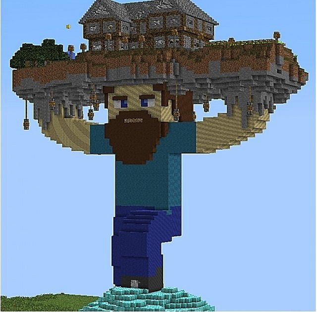 Steve Holding A House скриншот 2
