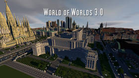 Скачать World of Worlds для Minecraft