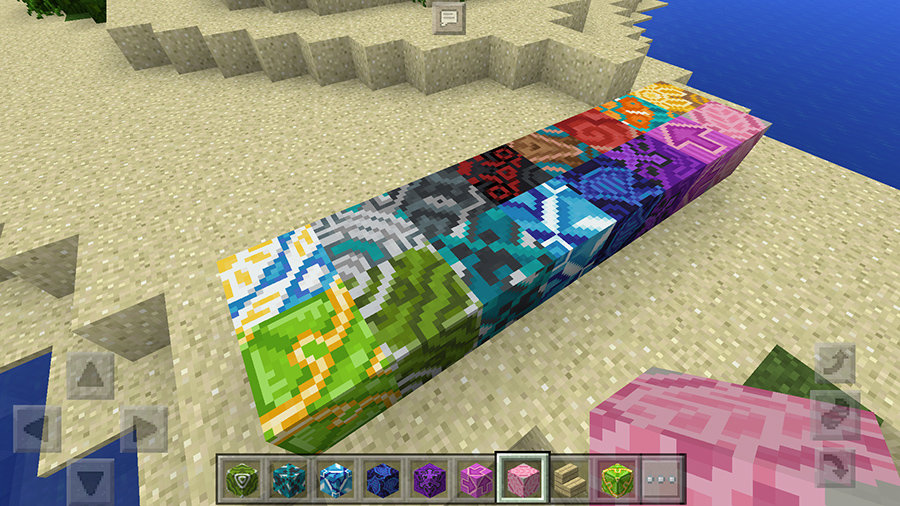 Глазурированная плитка Minecraft PE 1.1 Скриншот 2