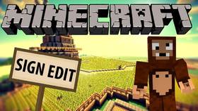 Скачать SignEdit для Minecraft 1.12.2