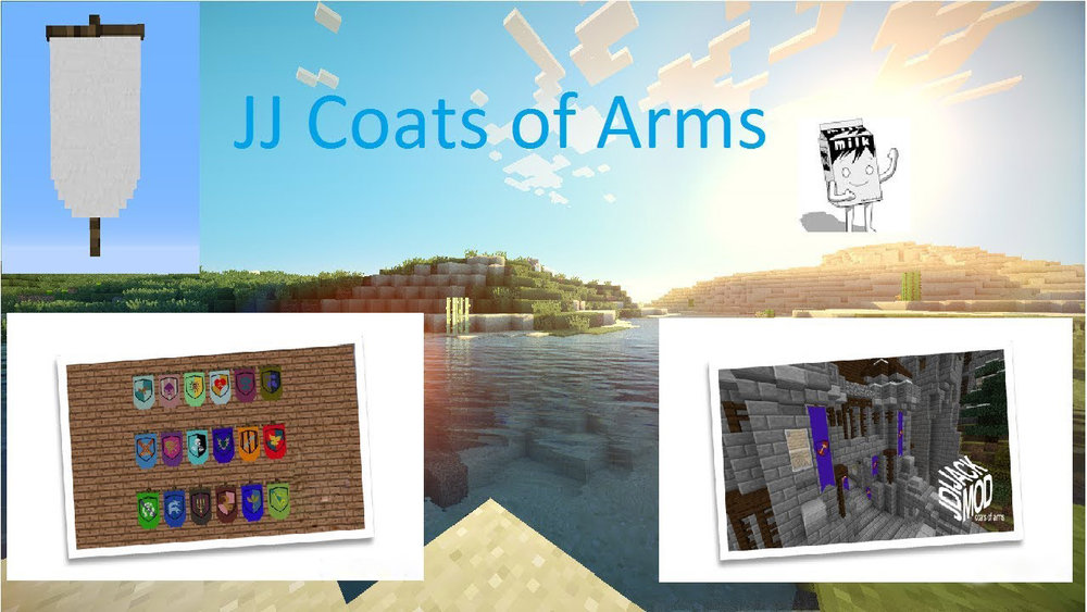 JJ+Coats+of+Arms майнкрафт. Minecraft JJ Arms. Баннер с гербом Украины майнкрафт. Minecraft JJ Coast Arms.