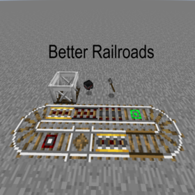 Скачать Better Railroads для Minecraft 1.12.2