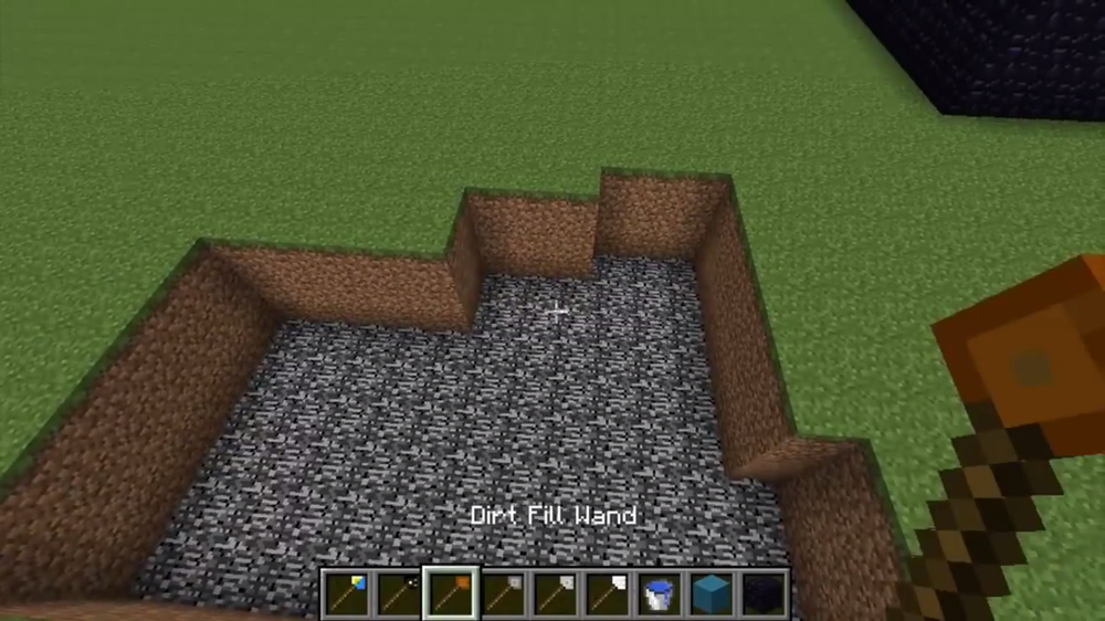 Мод на майнкрафт hole Filler. Hole Filler Mod для майнкрафт на телефон. Aperture Minecraft Mod.