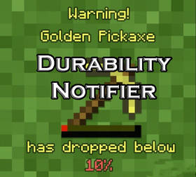 Скачать Durability Notifier для Minecraft 1.12.2