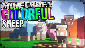 Скачать Colorful Sheep для Minecraft 1.12.2