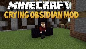 Скачать Crying Obsidian для Minecraft 1.12.2