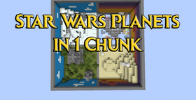 Скачать Star Wars Planets in 1 Chunk для Minecraft