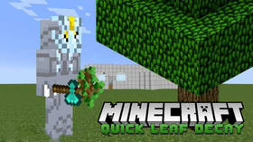Скачать Quick Leaf Decay для Minecraft 1.12.1