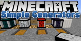 Скачать Simple Generators для Minecraft 1.11.2