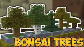 Скачать Bonsai Trees для Minecraft 1.12.2