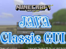 Скачать JAVA Classic GUI для Minecraft PE 1.2