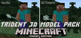 Скачать Trident 3D Model Pack для Minecraft PE 1.2