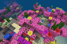 -1231215285: Огромный коралловый биом на спавне | Сид Minecraft PE