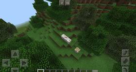 -1987173417: Цветочная долина с водоемами и множеством грибов | Сид Minecraft PE
