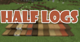 Скачать Half Logs для Майнкрафт 1.13