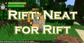 Скачать Rift: Neat for Rift для Майнкрафт 1.13
