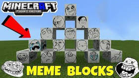 Скачать Meme Blocks для Minecraft PE 1.1
