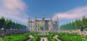 Скачать French Castle with Garden для Minecraft 1.12.2